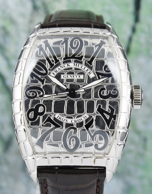(image for) FRANCK MULLER STAINLESS STEEL IRON CROCO / 8880 SC IRO CRO